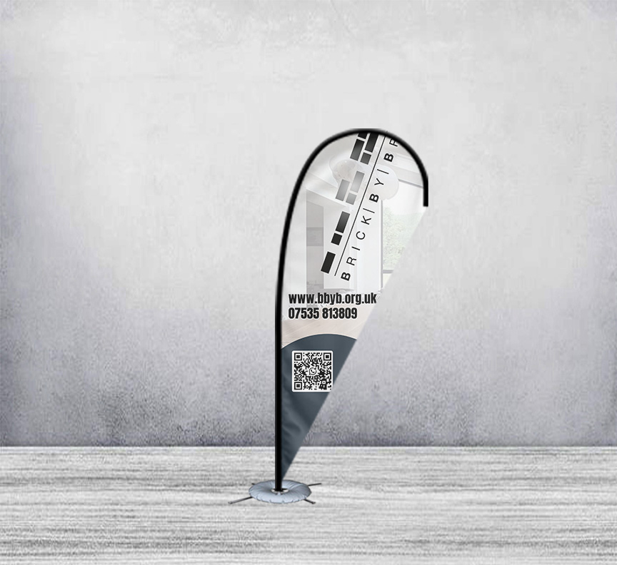 2.5m Tear Drop Flags