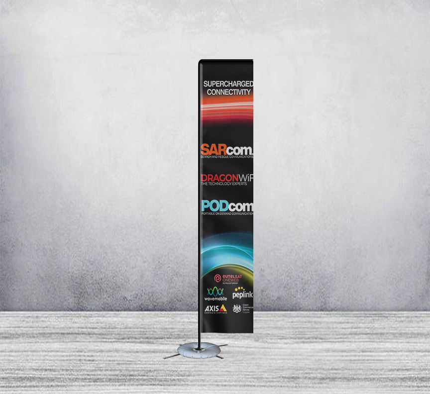 4m Rectangular Flags