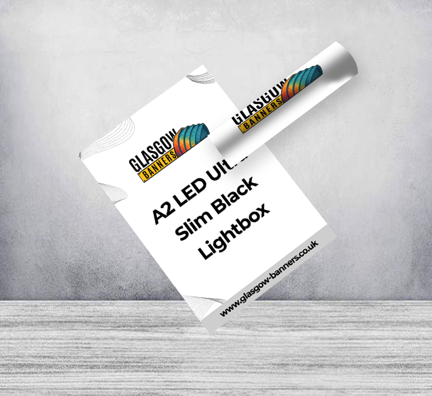 A2 LED Ultra Slim Black Lightbox Replacement Graphics