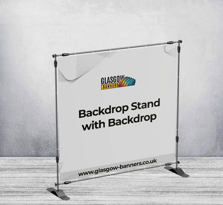 Backdrop Stand with Backdrop