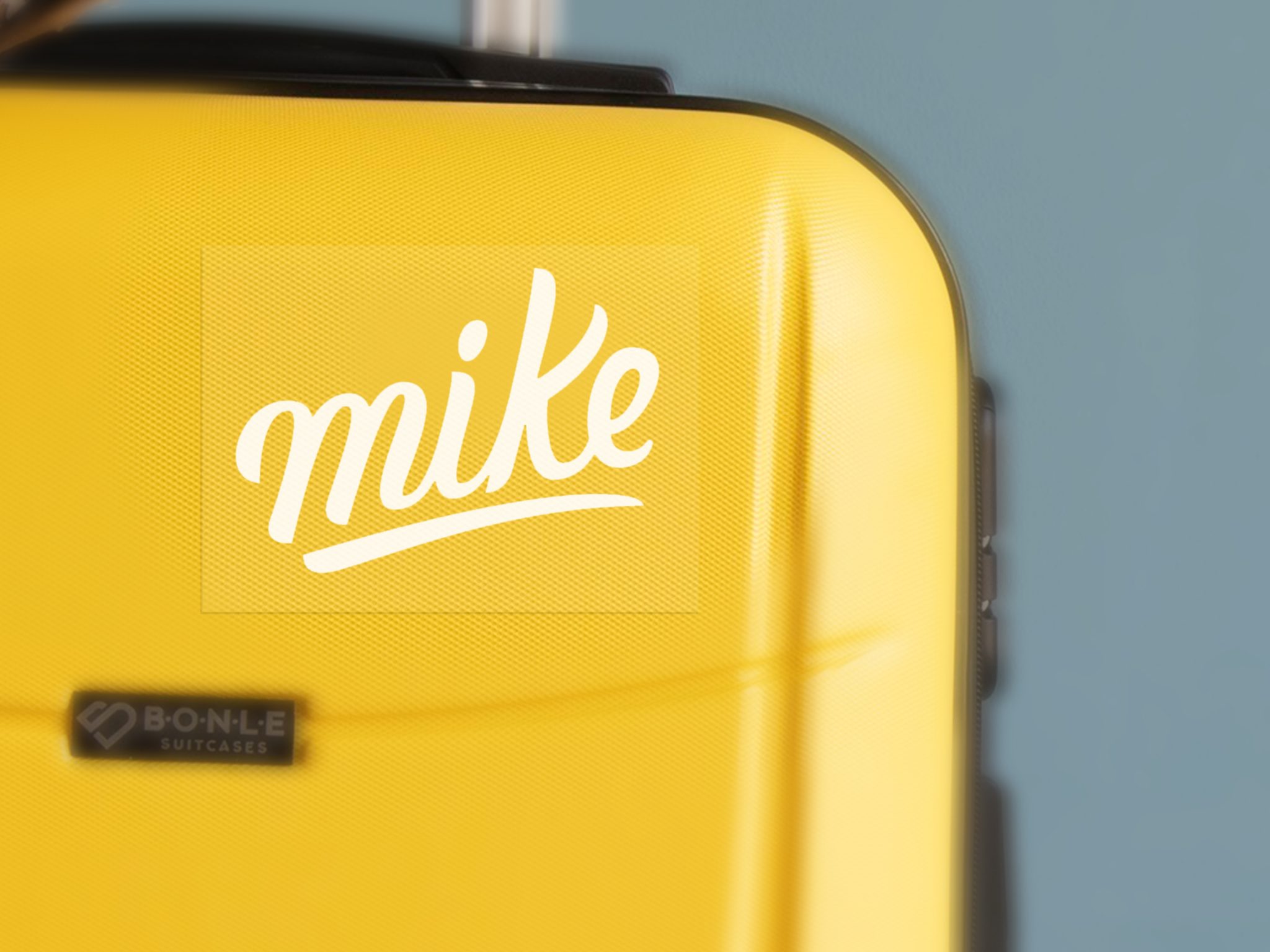 Clear Sticker Name Labels