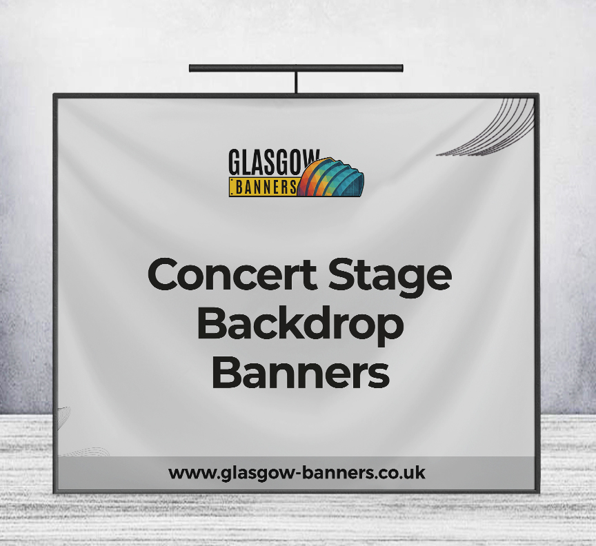 Concert Stage Backdrop Banners