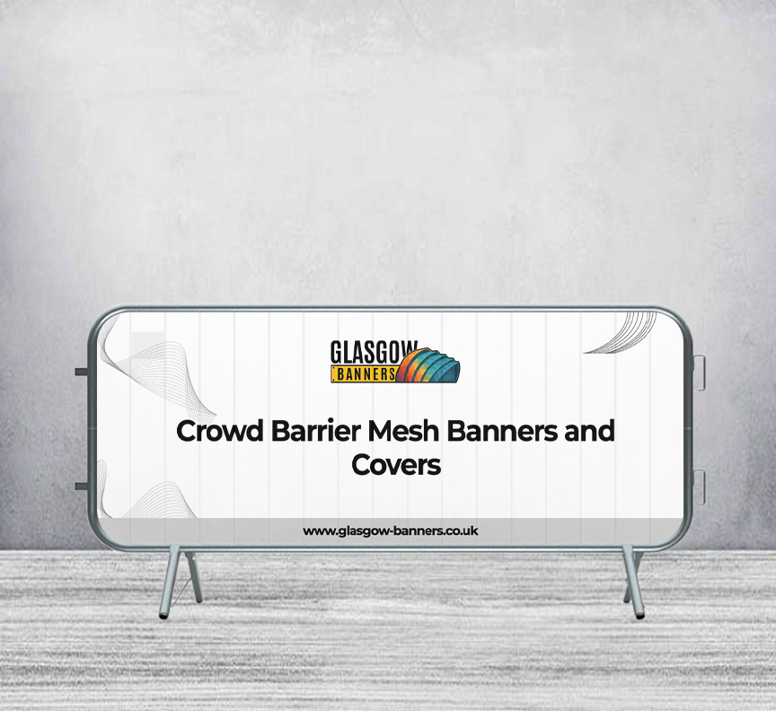 Crowd Barrier Mesh Banners and Covers