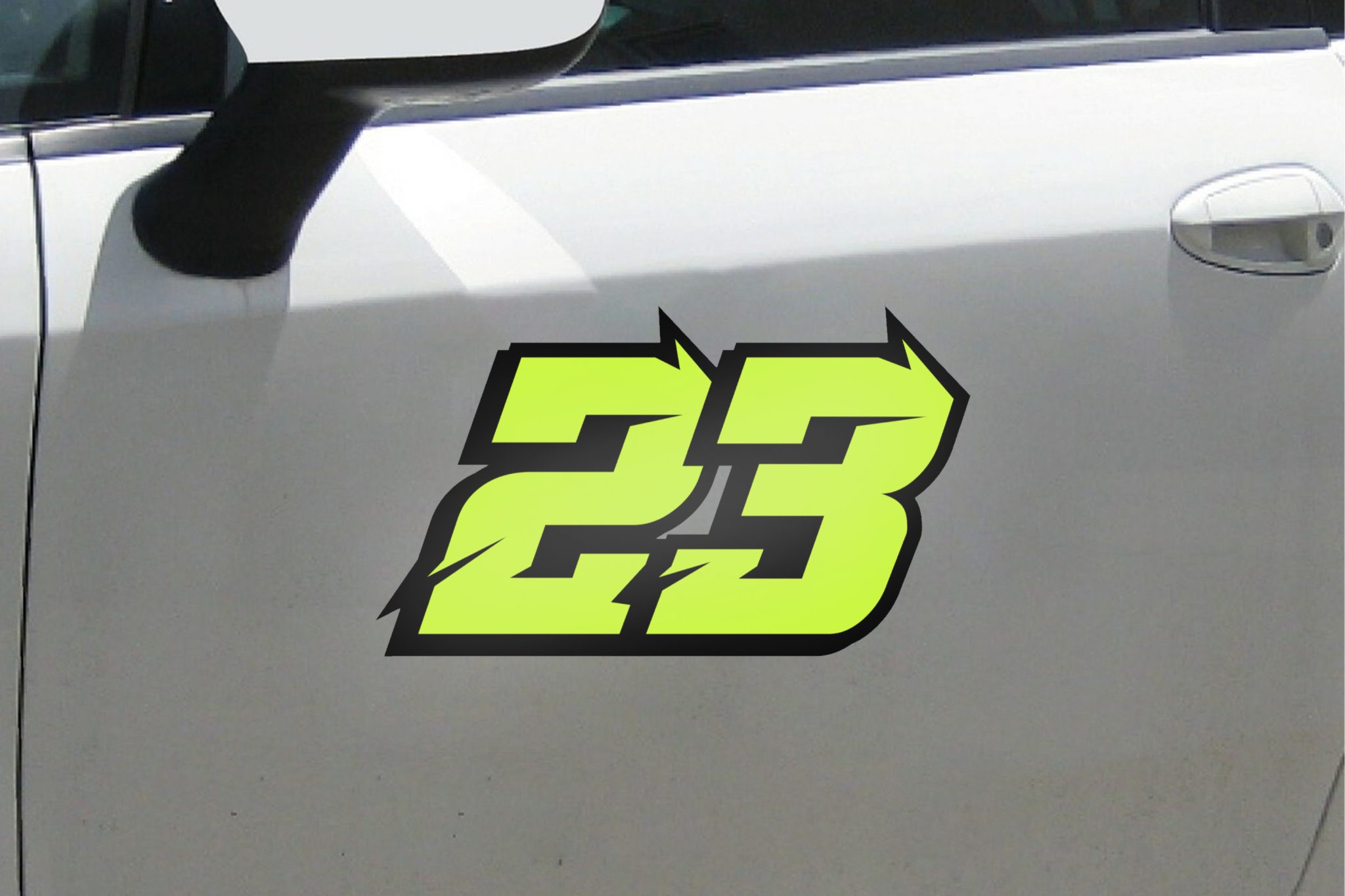 Decal Number Stickers