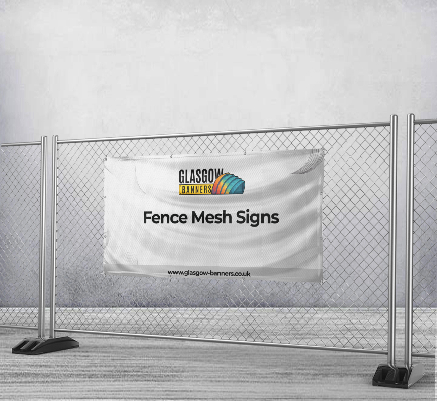 Fence Mesh Signs