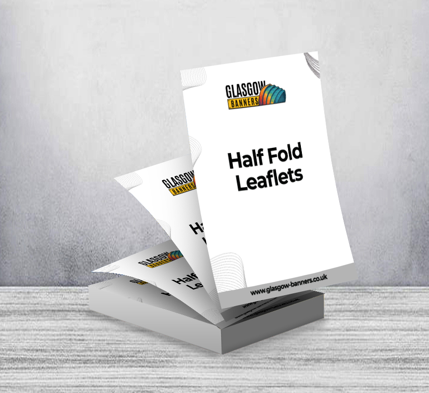 Half Fold Leaflets Printing