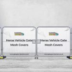 Heras Vehicle Gate Mesh Covers