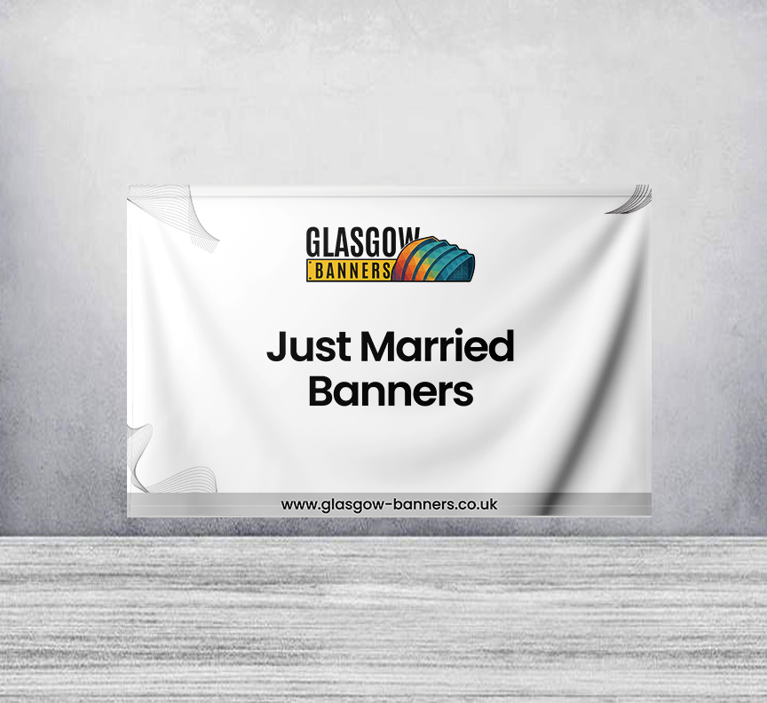 Just Married Banners