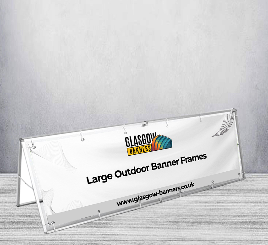 Large Outdoor Banner Frames
