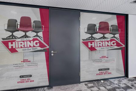 One Way Vision Sticker Printing