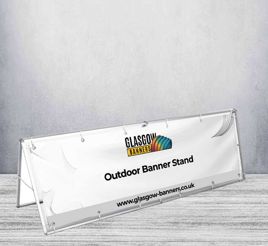 Outdoor Banner Stand