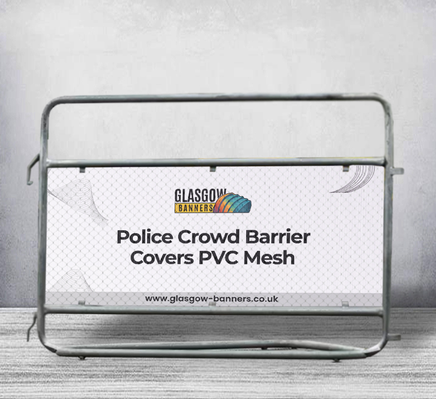 Police Crowd Barrier Covers & Banners