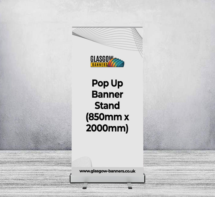 Pop Up Banner Stand (850mm x 2000mm)