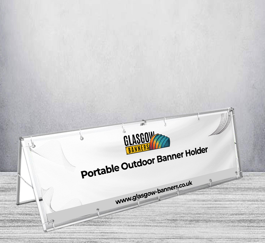 Portable Outdoor Banner Holder