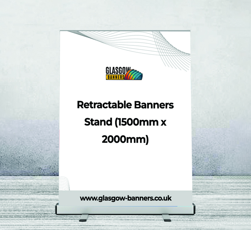 Retractable Banners Stand (1500mm x 2000mm)