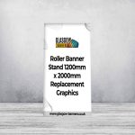 Roller Banner Stand 1200mm x 2000mm Replacement Graphics