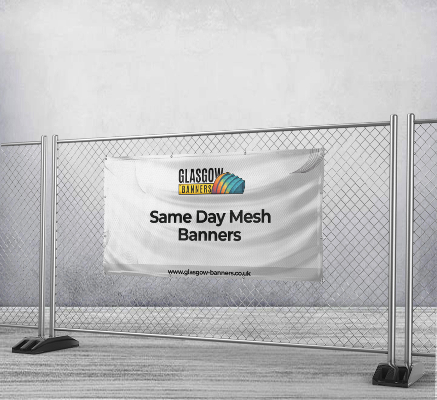 Same Day Mesh Banners