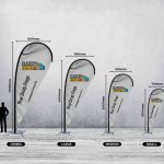 Tear Drop Flags
