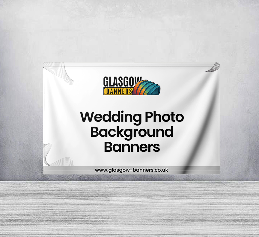Wedding Photo Background Banners
