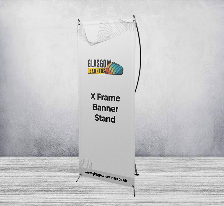 X Frame Banner Stand