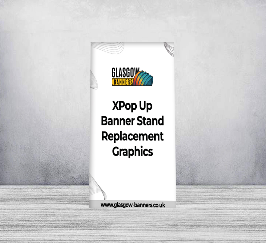 X/Pop Up Banner Stand Replacement Graphics