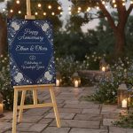 Anniversary Easel With Printed Board