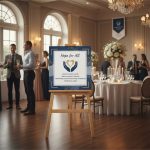 Charity Fundraiser Easel With Printed Sign