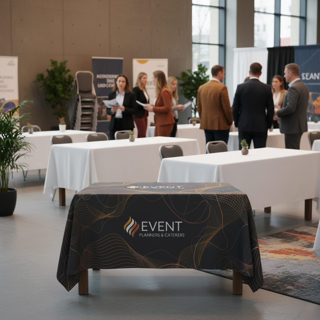 Custom Printed Event Planner & Caterer Tablecloths & Covers