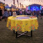 Round Custom Printed Tablecloths & Table Covers