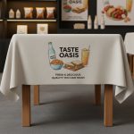 Personalised Printed Food & Drink Brand Tablecloths & Covers