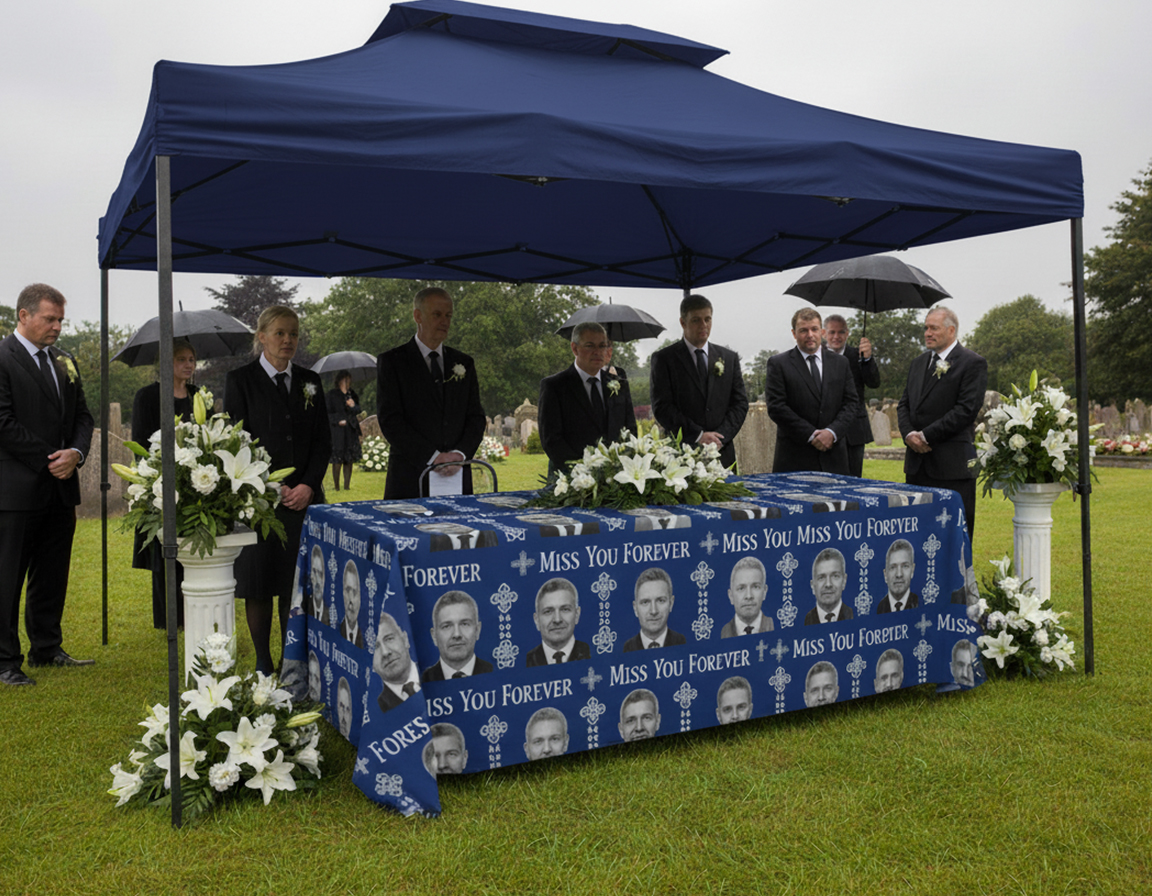 Custom Printed Funeral & Memorial Tablecloths & Covers