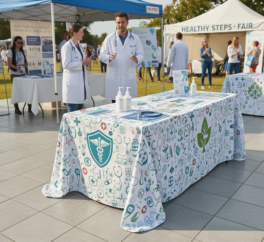 Waterproof Printed Tablecloths & Table Covers
