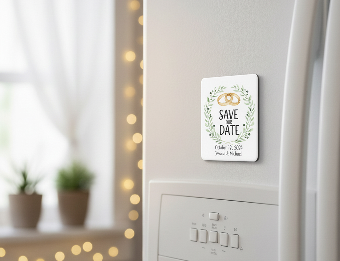 Save the Date Fridge Magnets