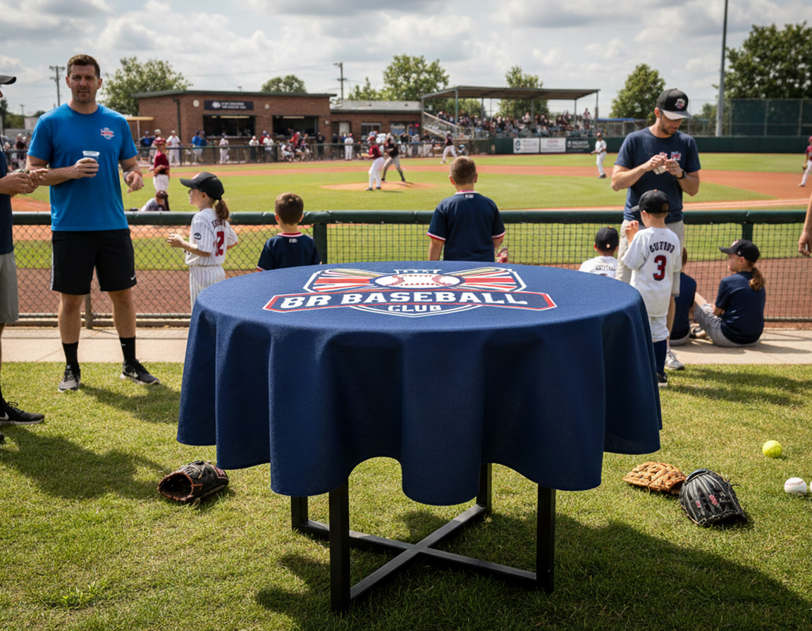 Outdoor Custom Printed Tablecloths & Covers